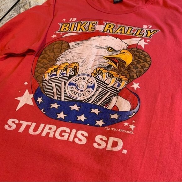 Trendy Vintage Sturgis Graphic Motorcycle Tee - Picture 2 of 14